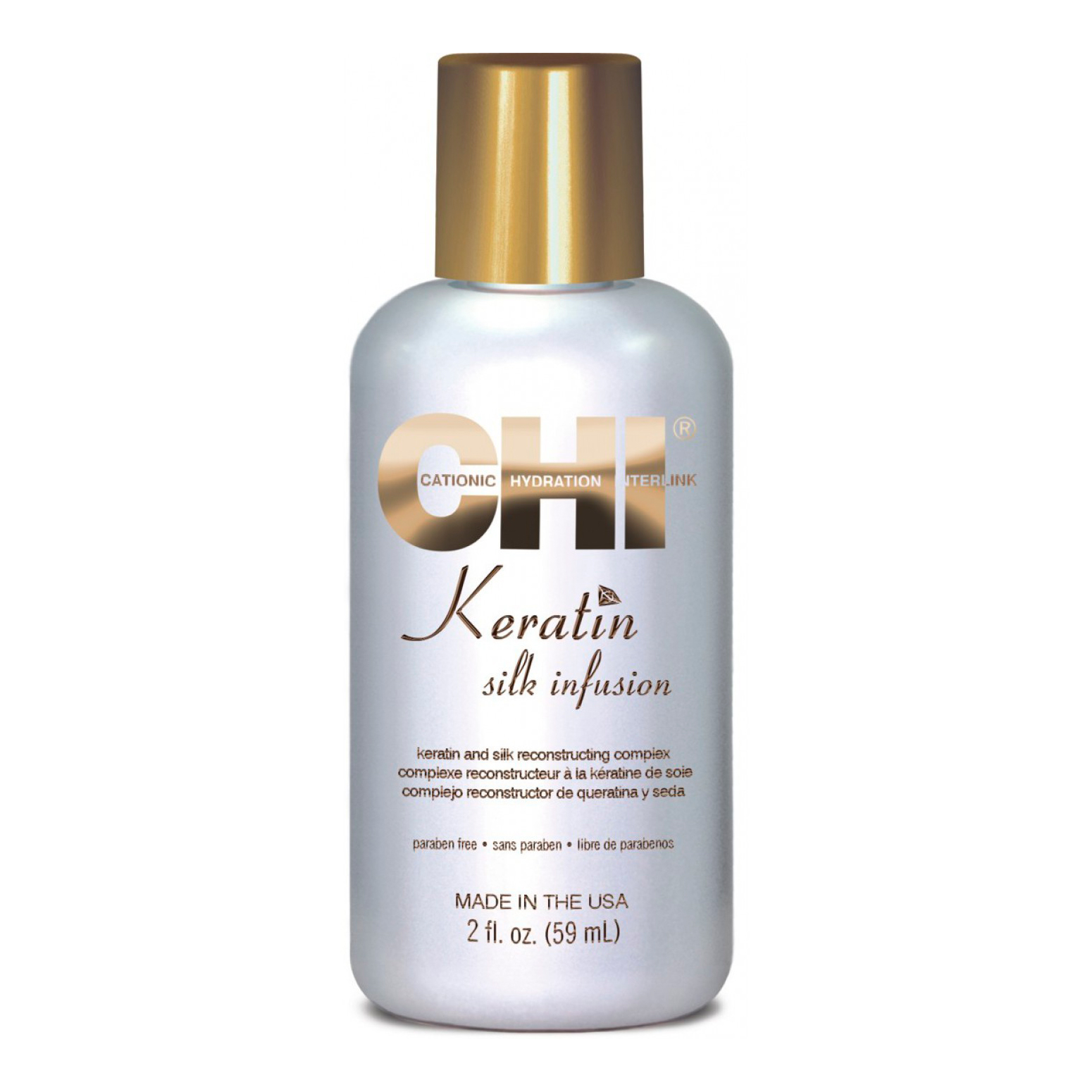 Рідкий шовк для волосся CHI Keratin Silk Infusion, 59 мл